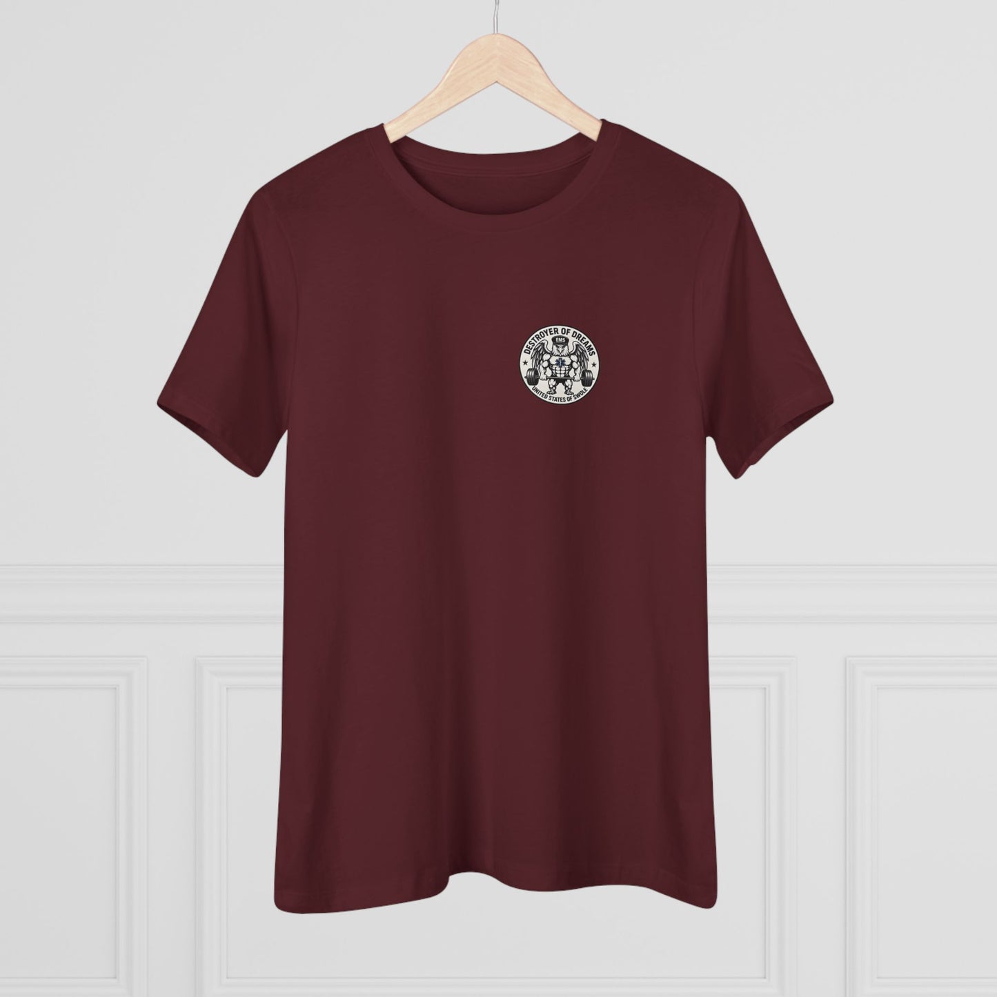 Thin Green Line women's tee - funny gym shirt by DoD Fitness