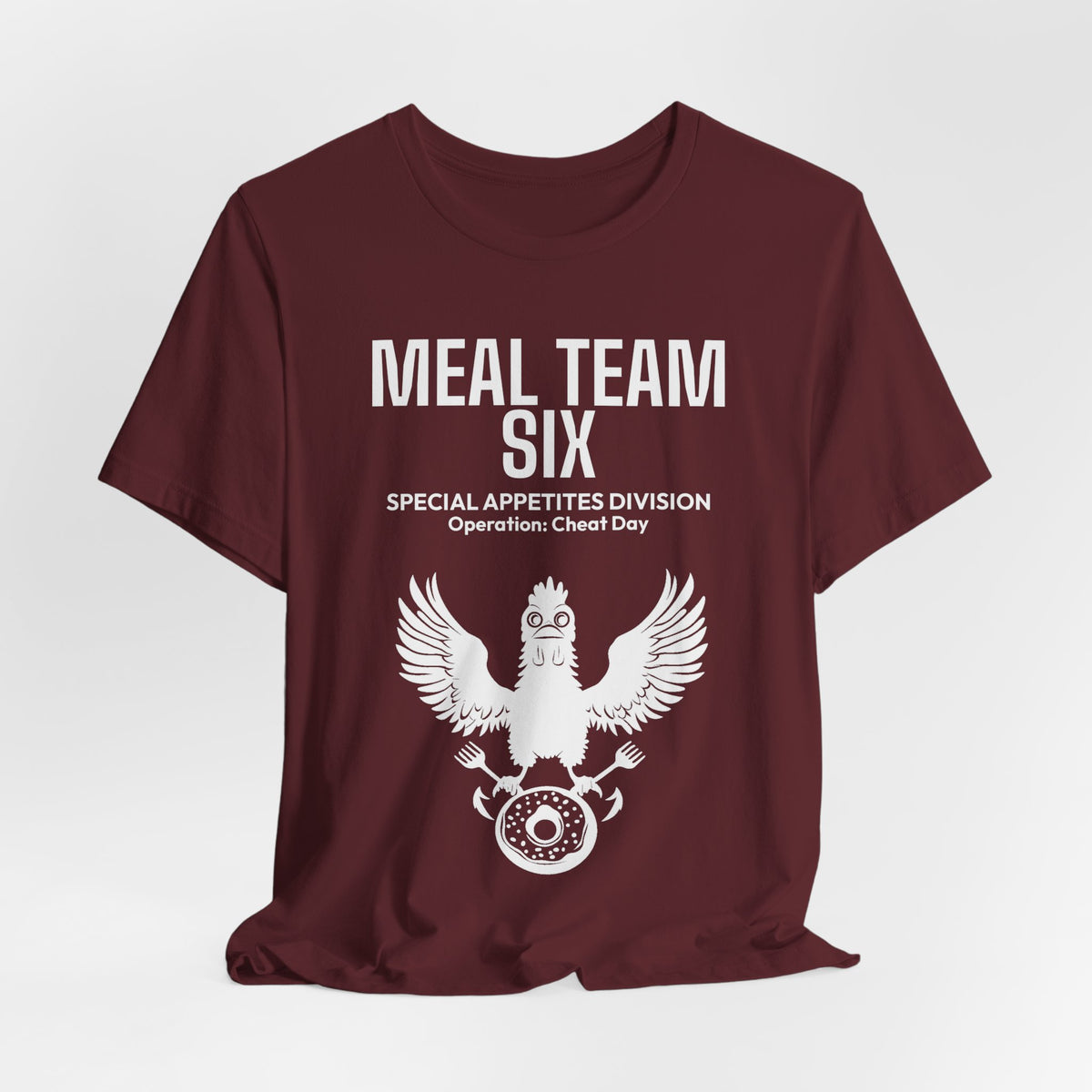 MEAL Team 6 - Operation: Cheat Day men's tee - funny gym shirt by DoD Fitness