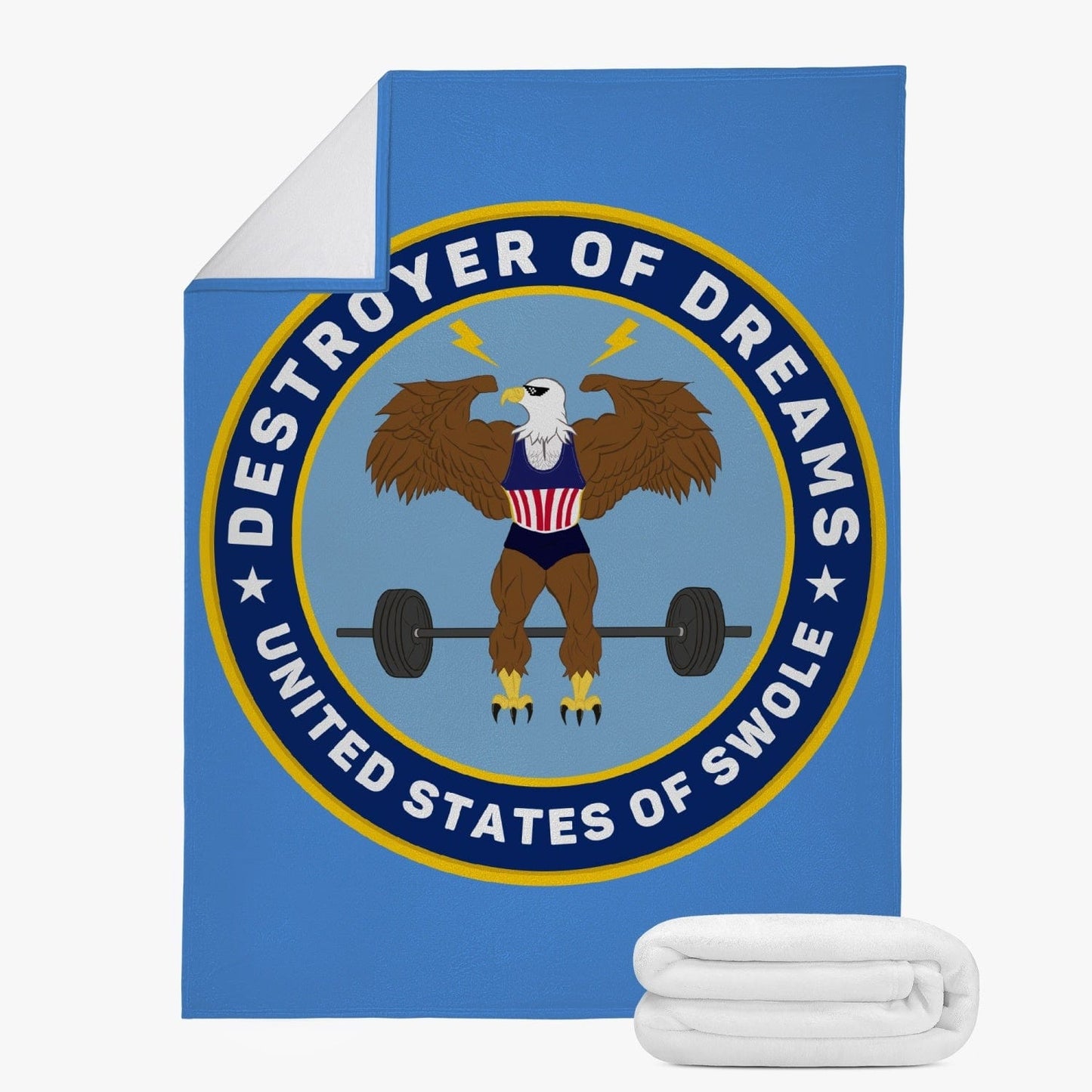 DoD Trends Dual-sided Stitched Fleece Blanket