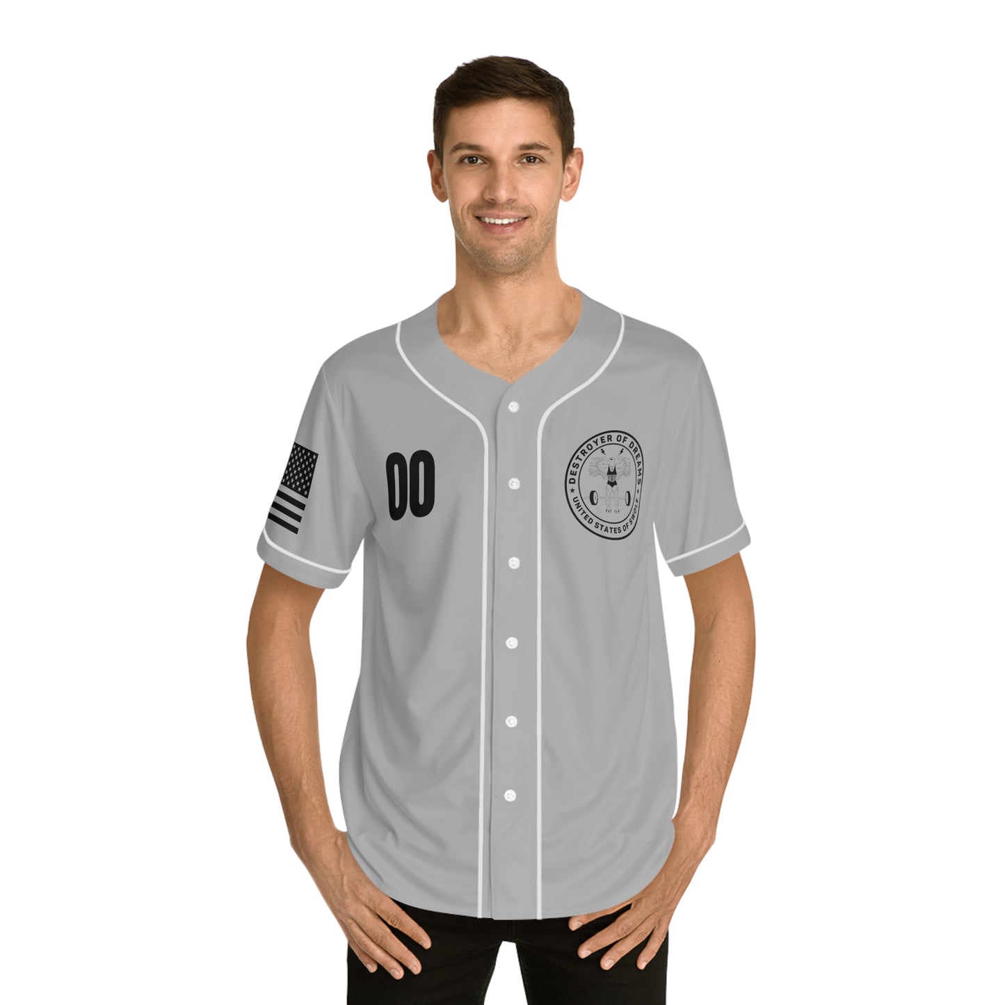 DoD Men's Baseball Jersey (AOP)