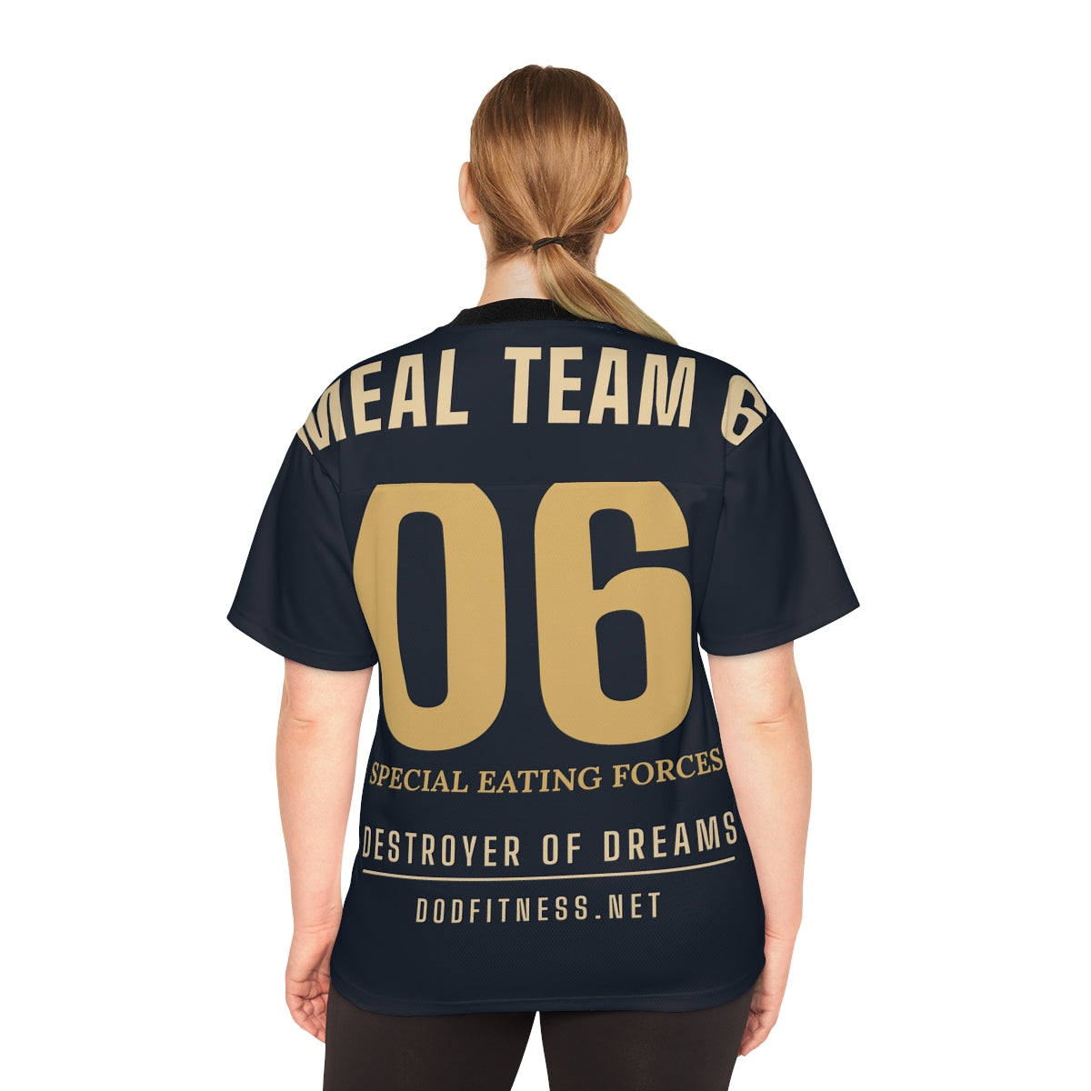 DoD Fitness - MEAL Team 6 - Special Eating Forces Football Jersey