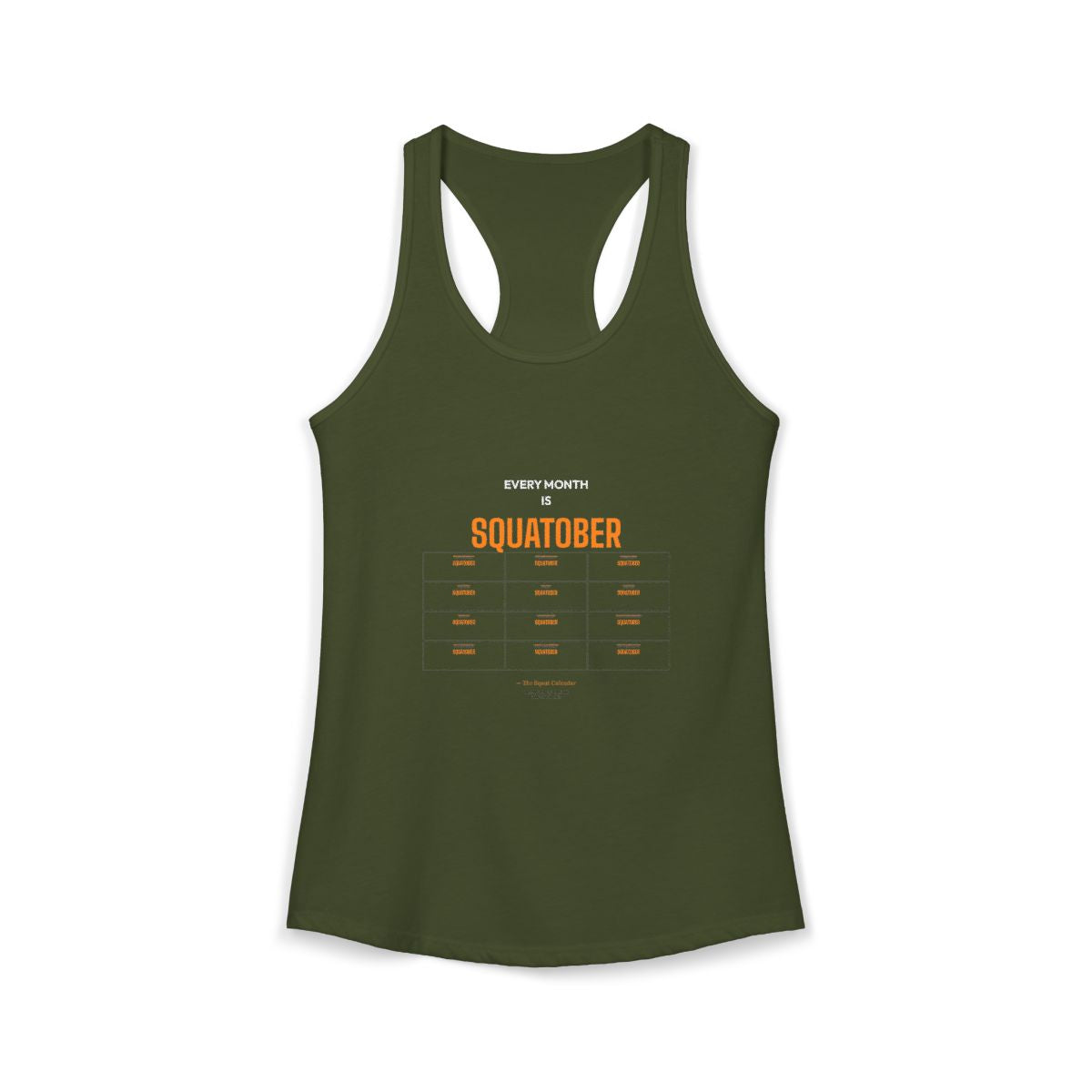 DoD Fitness - Squatober - 31 Days of Excuses Women's Tank