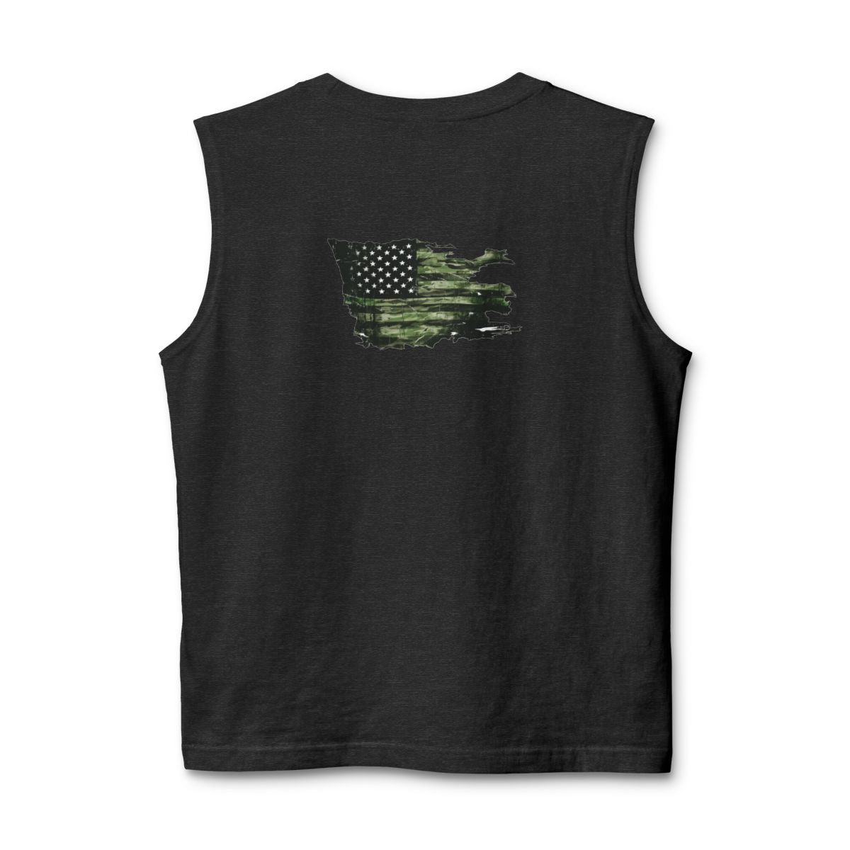 United We Serve - Military stringer tank - funny gym shirt by DoD Fitness