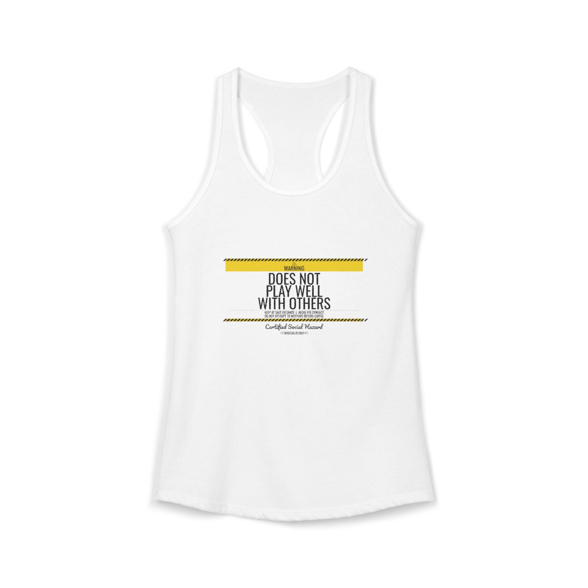DoD Fitness - Warning Label Women's Tank