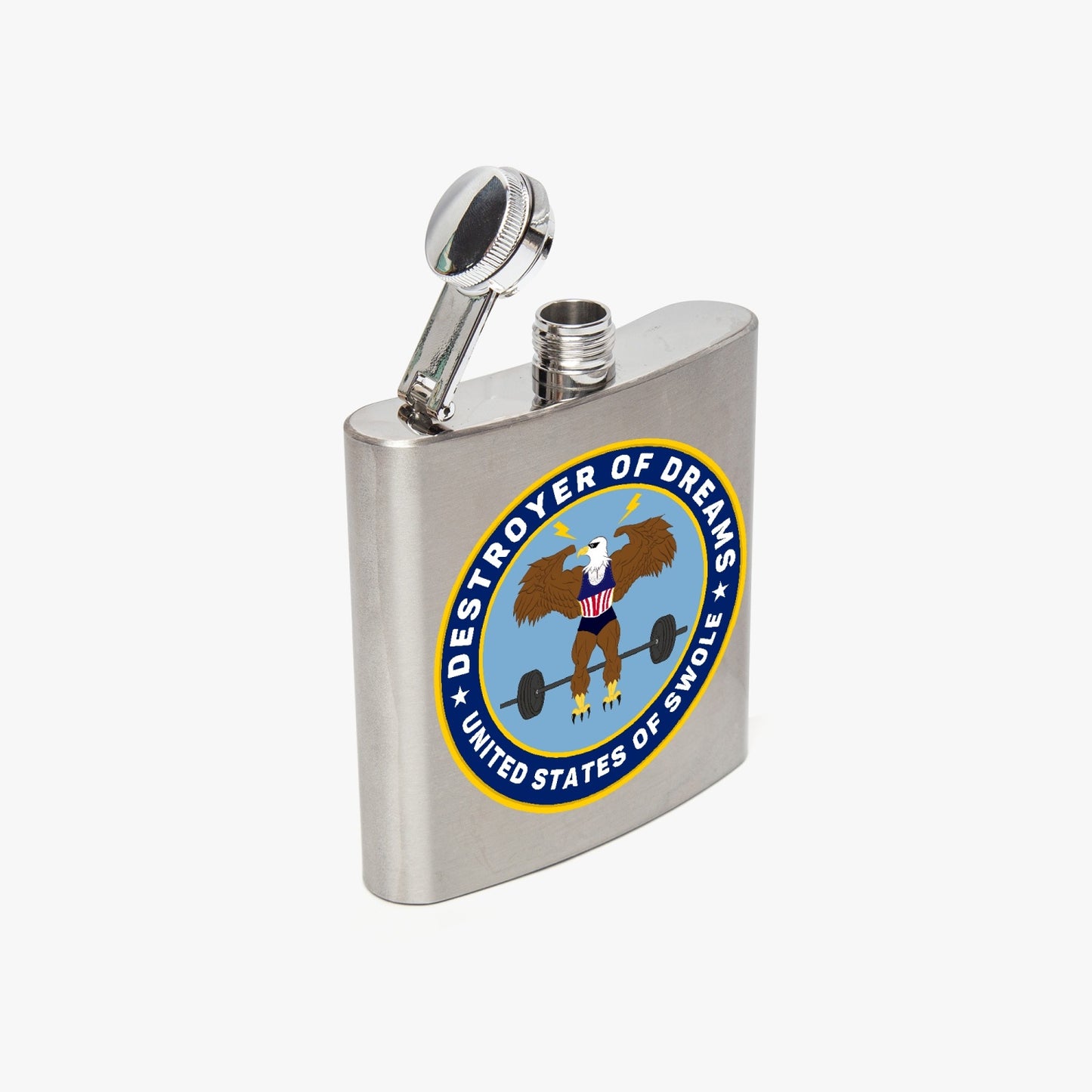 DoD 6oz Stainless Steel Hip Flask