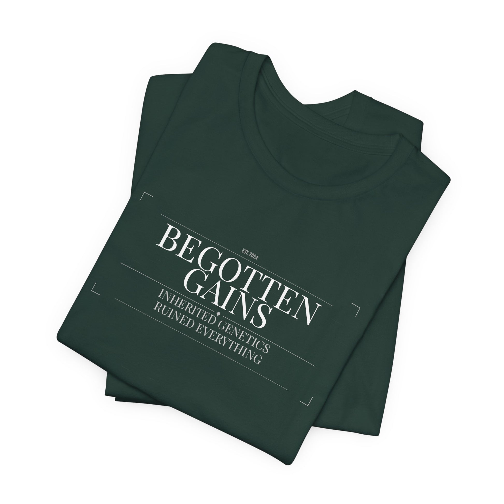 Begotten Gains - Iron Devotion men's tee - funny gym shirt by DoD Fitness