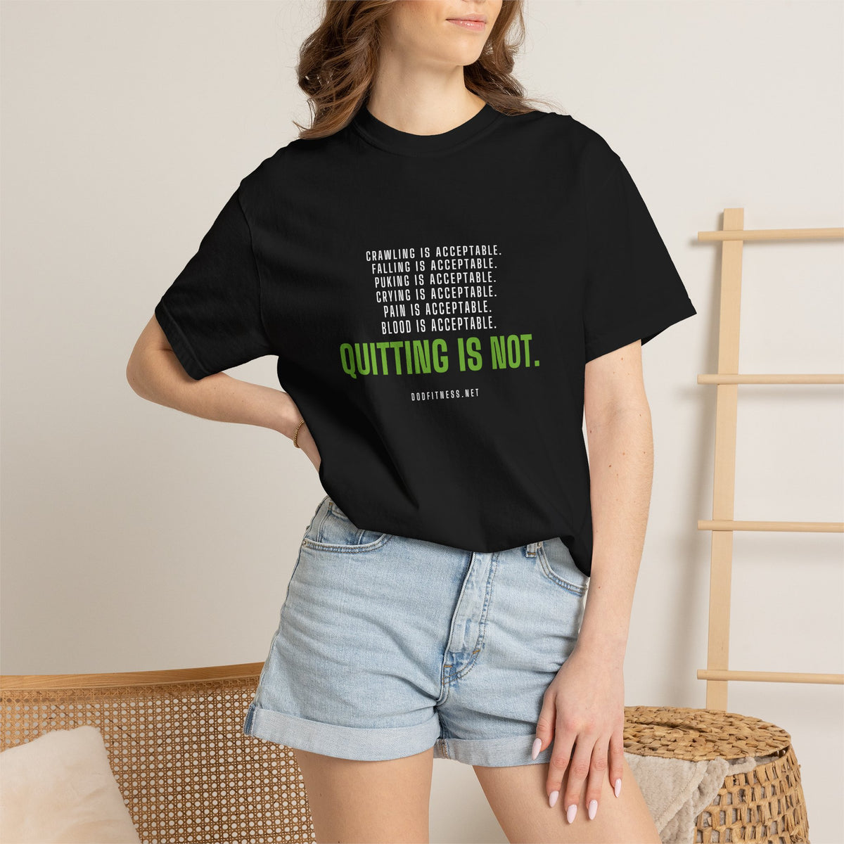 DoD Fitness - Quitting Is Not Men's Tee
