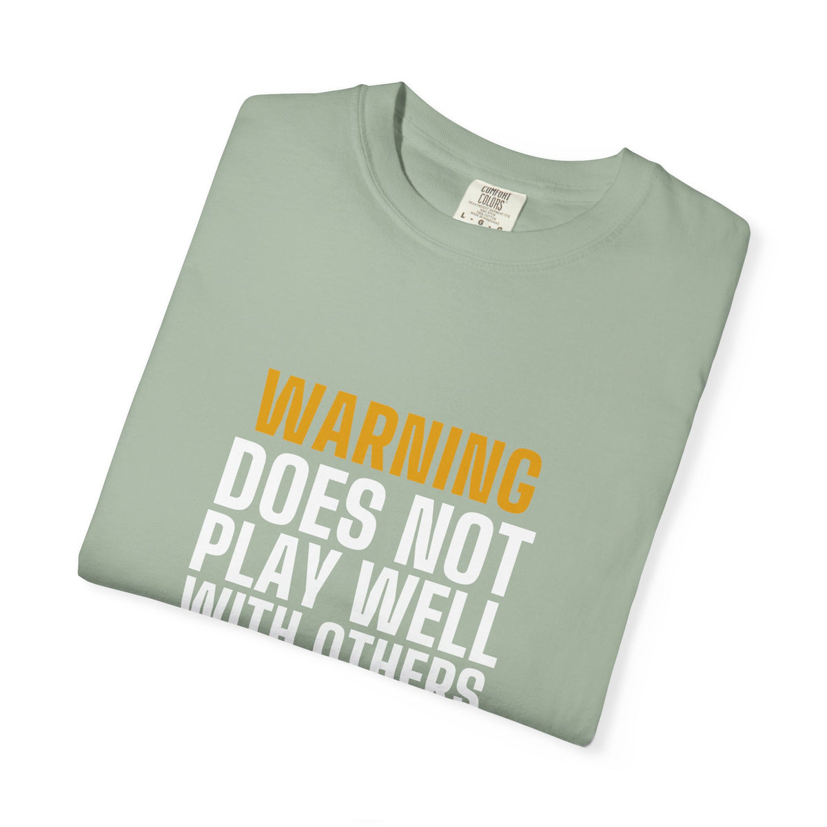 Warning Label men's tee - funny gym shirt by DoD Fitness