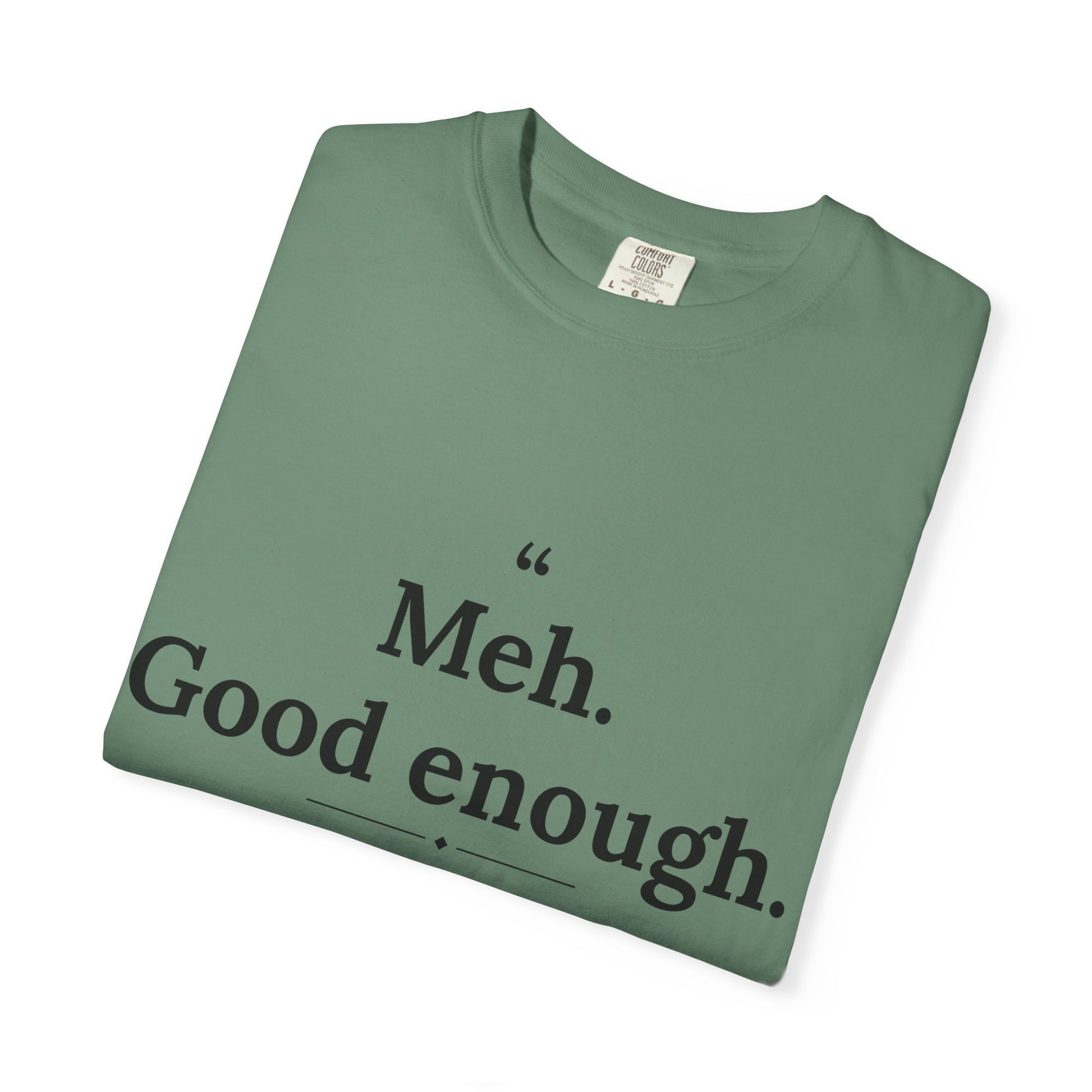 Mediocrates - Meh Good Enough men's tee - funny gym shirt by DoD Fitness