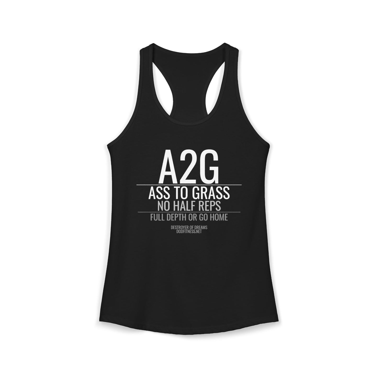 DoD Fitness - A2G - No Half Reps Women's Tank