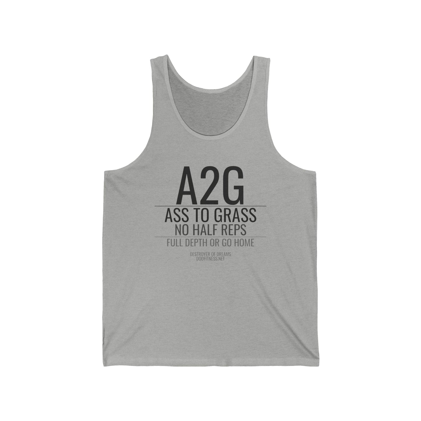 DoD Fitness - A2G - No Half Reps Men's Tank