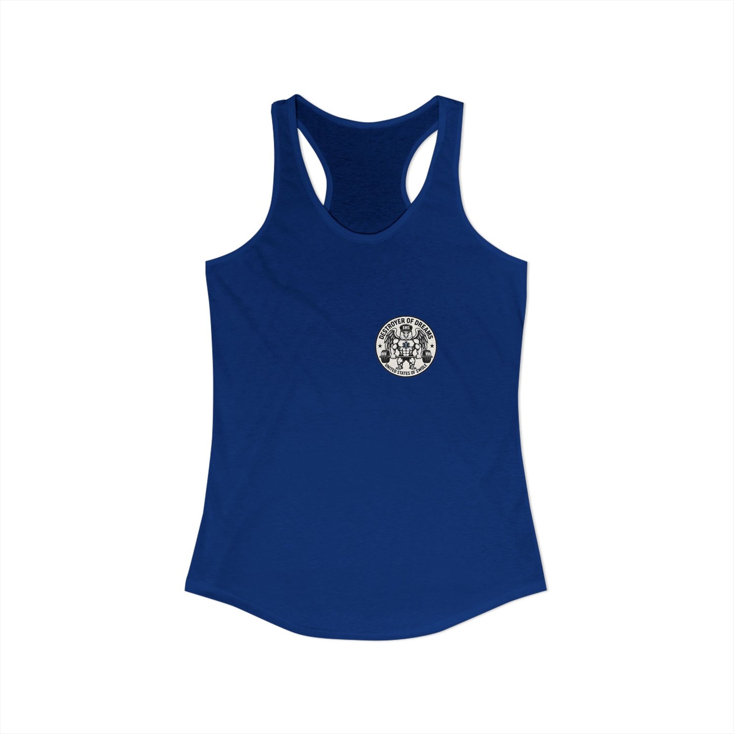 Thin Green Line women's tank - funny gym shirt by DoD Fitness