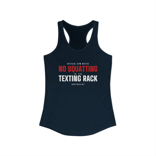 DoD Fitness - No Squatting Texting Rack Women's Tank
