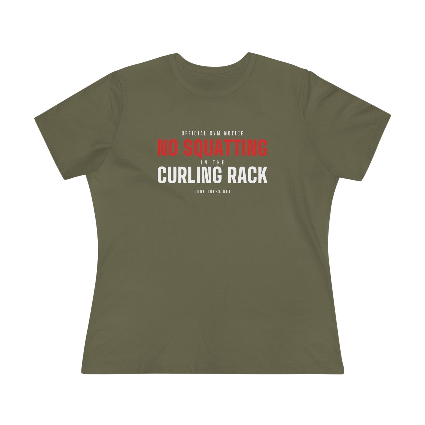 DoD Fitness - Curling Rack Women's Tee