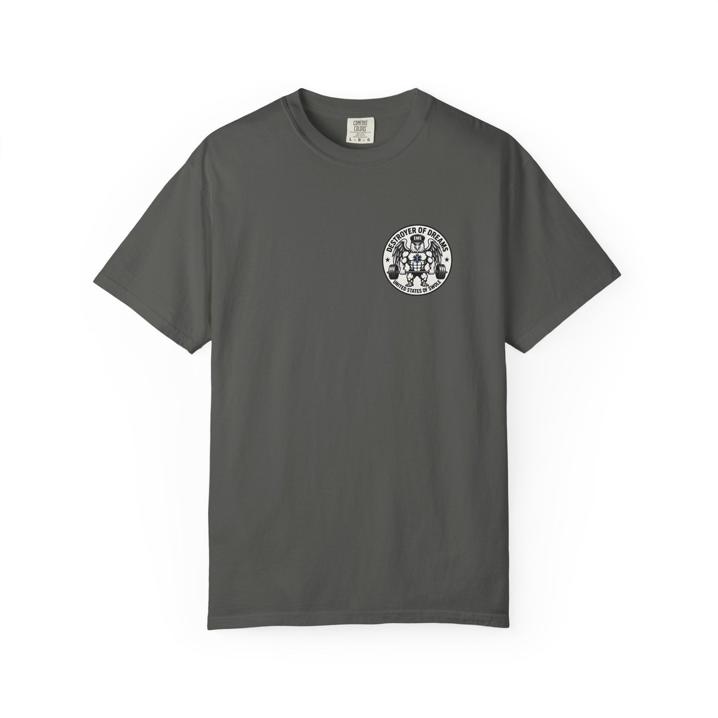 Thin Green Line men's tee in Pepper - funny gym shirt by DoD Fitness