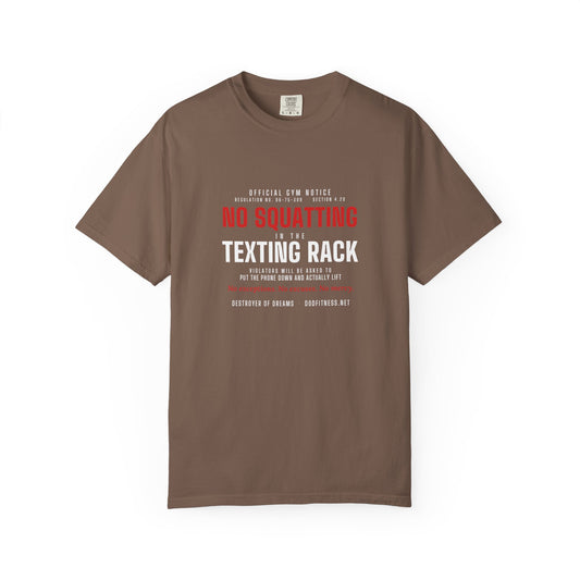 DoD Fitness - No Squatting Texting Rack Men's Tee