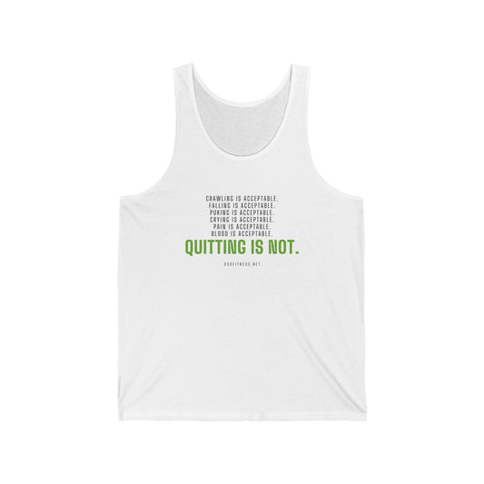 DoD Fitness - Quitting Is Not Men's Tank