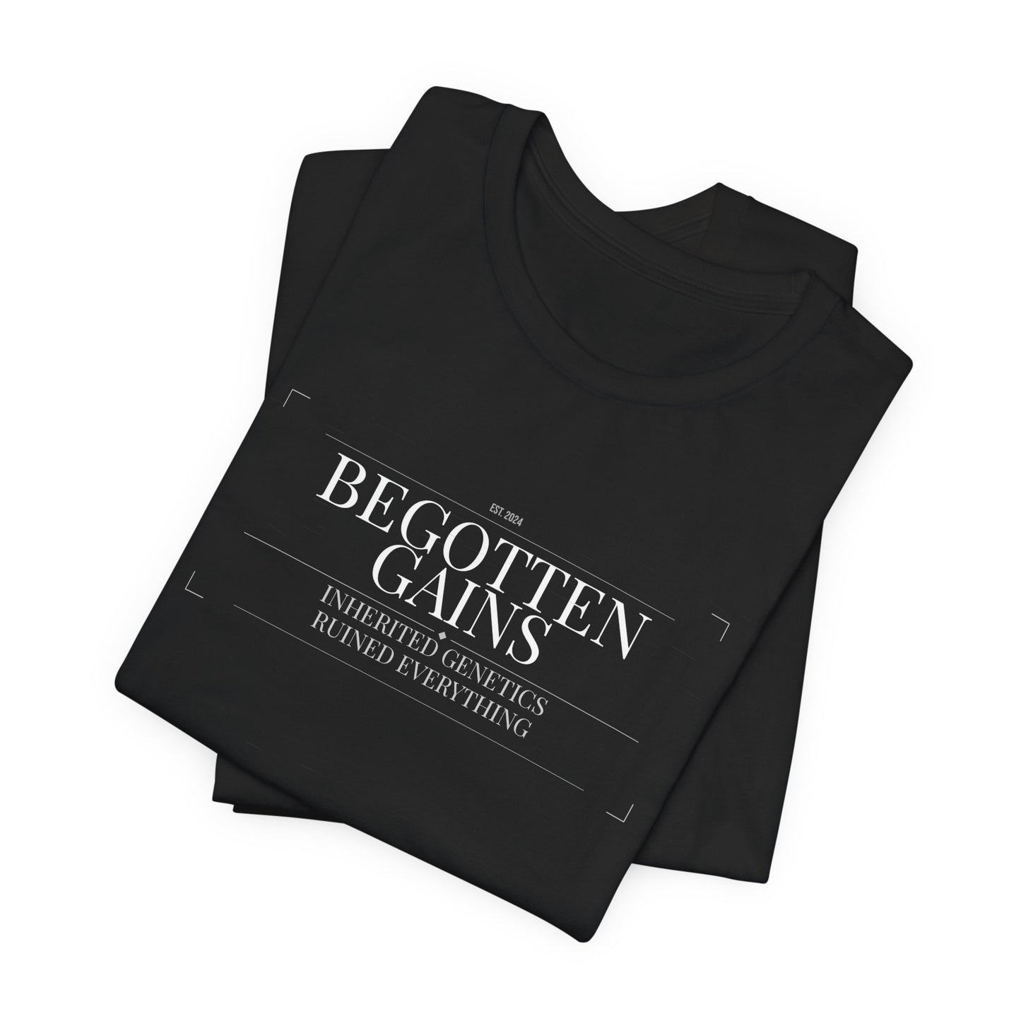 Begotten Gains - Iron Devotion men's tee - funny gym shirt by DoD Fitness