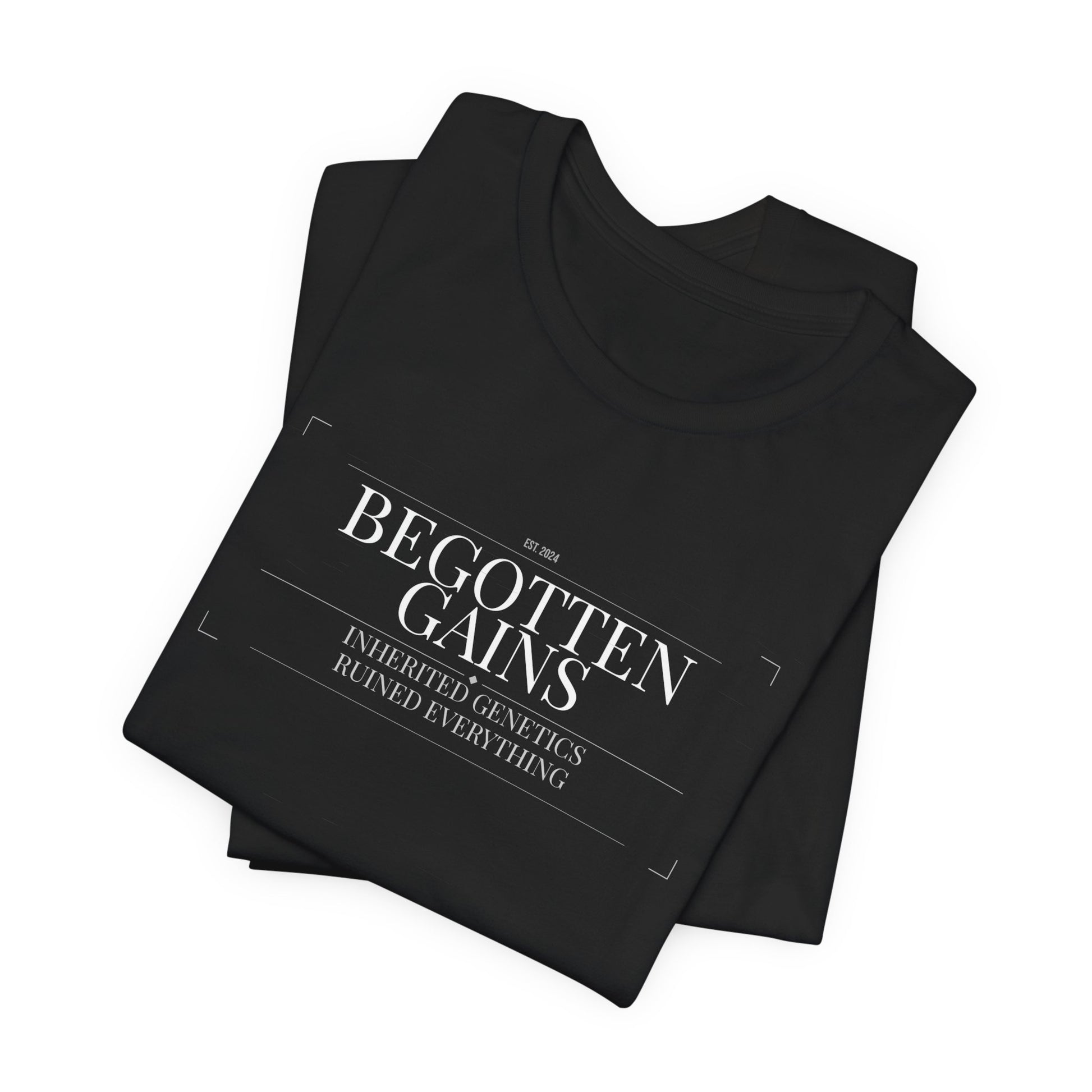 Begotten Gains - Iron Devotion men's tee - funny gym shirt by DoD Fitness