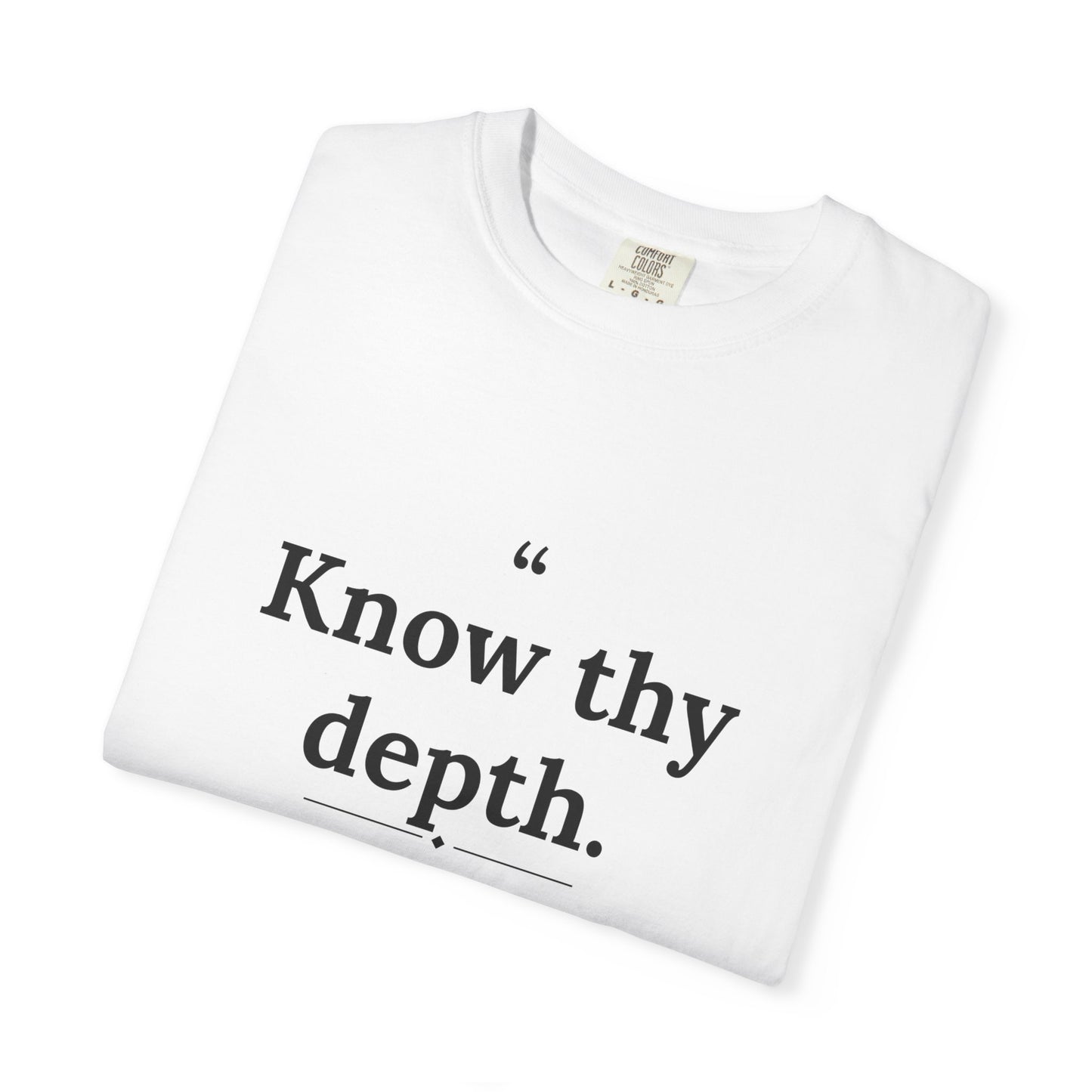 Assticles - Know Thy Depth men's tee - funny gym shirt by DoD Fitness