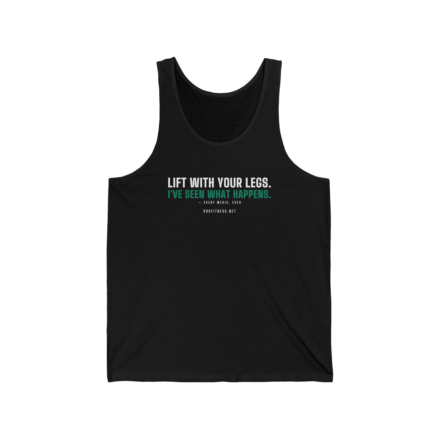 DoD Fitness - Lift With Your Legs Men's Tank