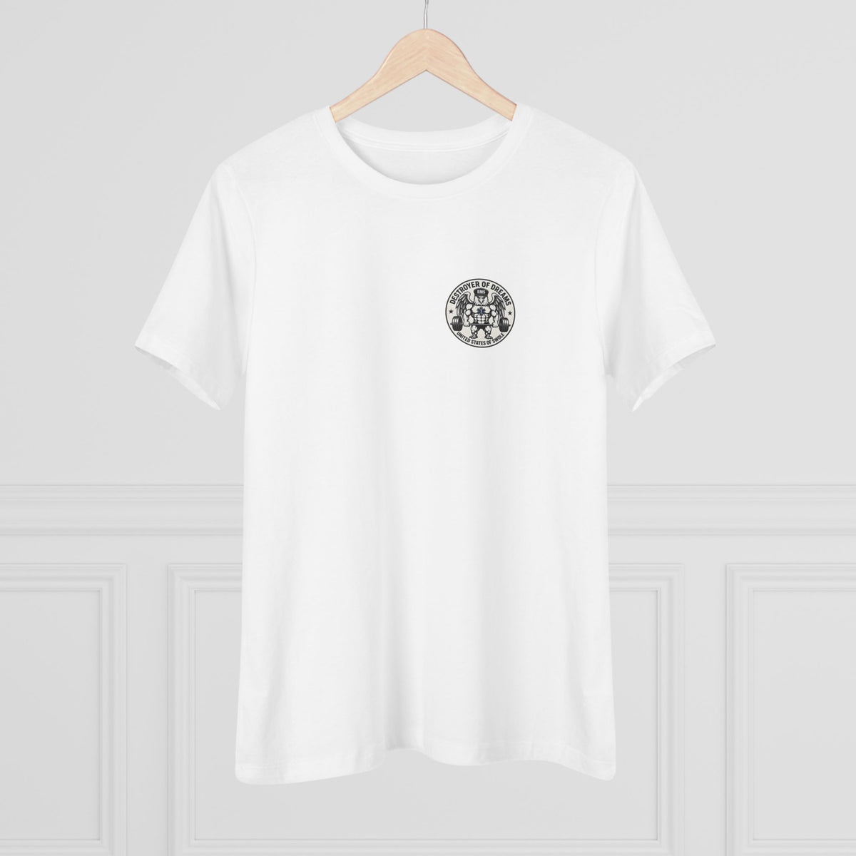 Thin Green Line women's tee - funny gym shirt by DoD Fitness