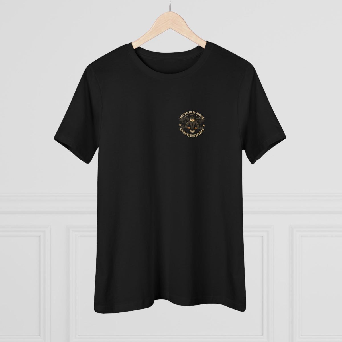 United We Serve - Military women's tee - funny gym shirt by DoD Fitness