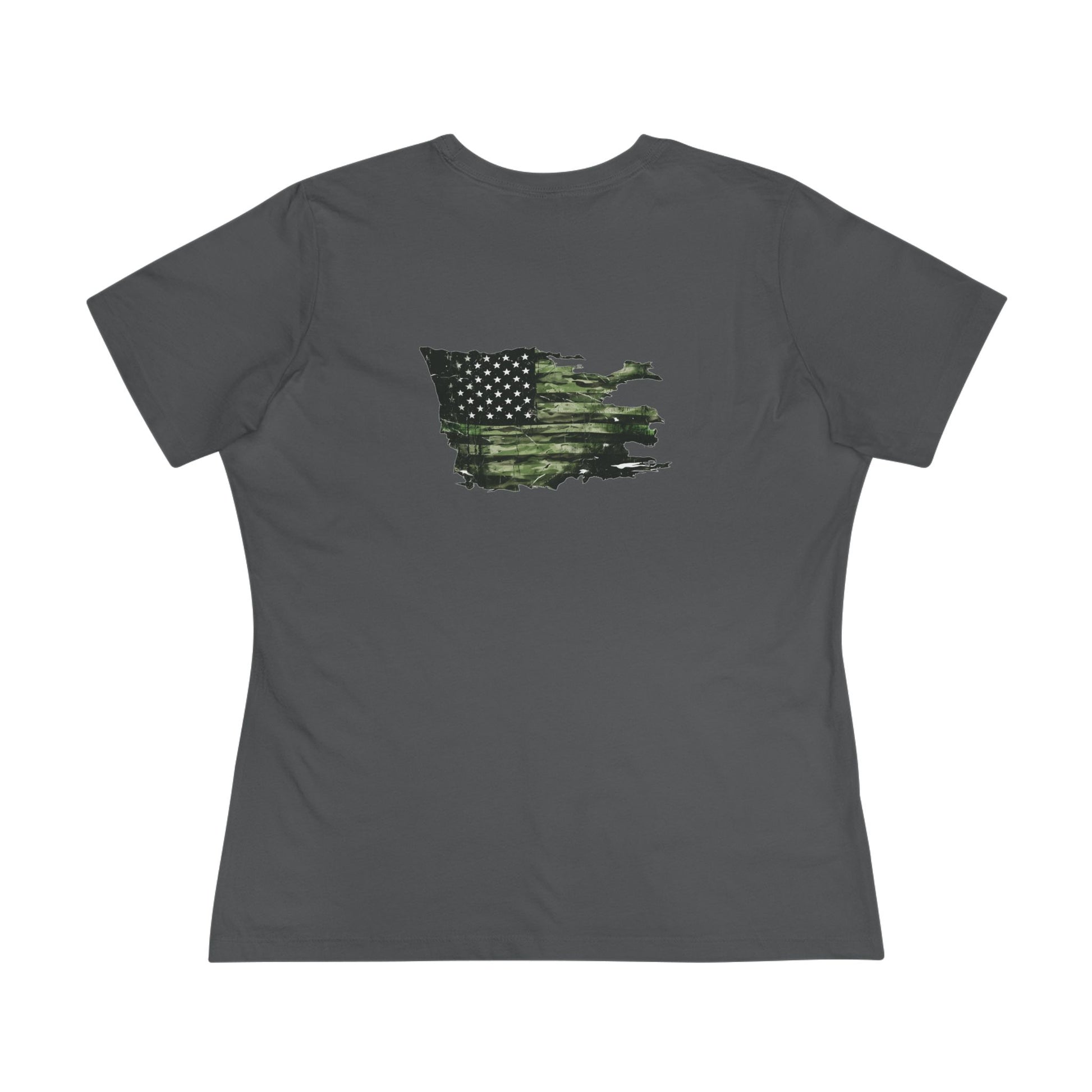 United We Serve - Military women's tee - funny gym shirt by DoD Fitness