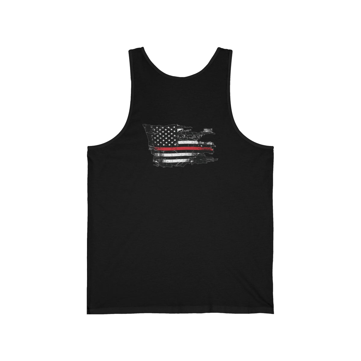 Thin Red Line men's tank - funny gym shirt by DoD Fitness