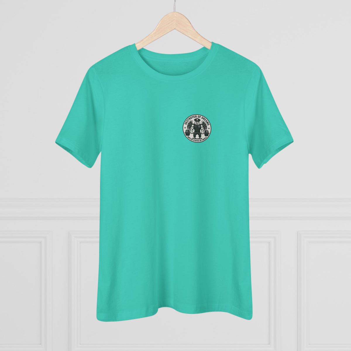 Thin Blue Line women's tee - funny gym shirt by DoD Fitness