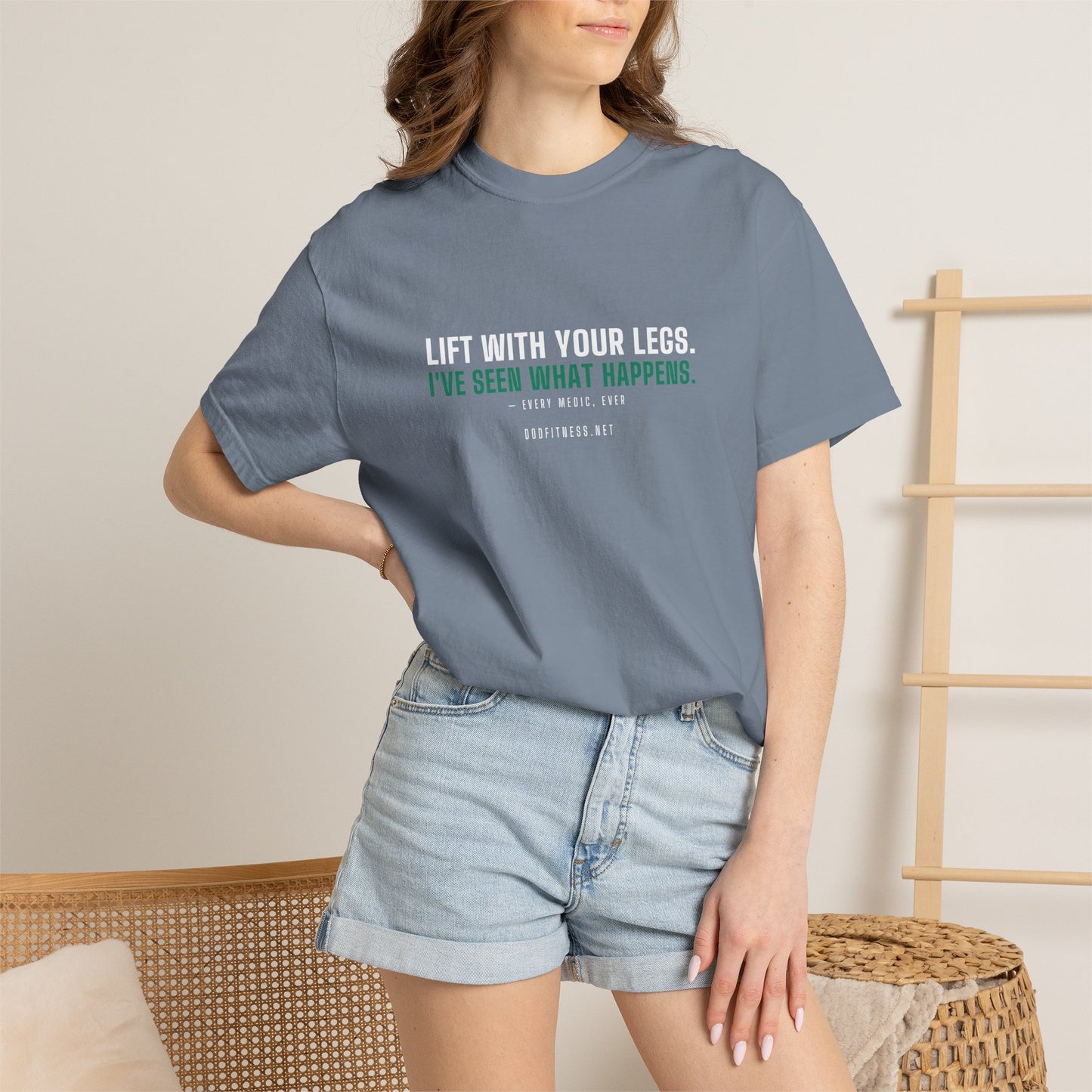 DoD Fitness - Lift With Your Legs Men's Tee