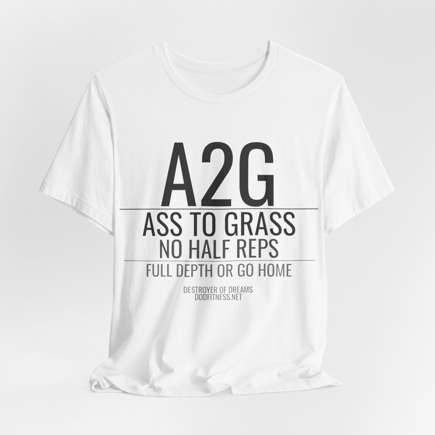 DoD Fitness - A2G - No Half Reps Men's Tee