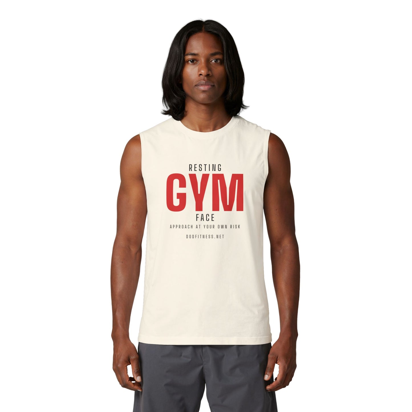 DoD Fitness - Resting Gym Face Stringer Tank