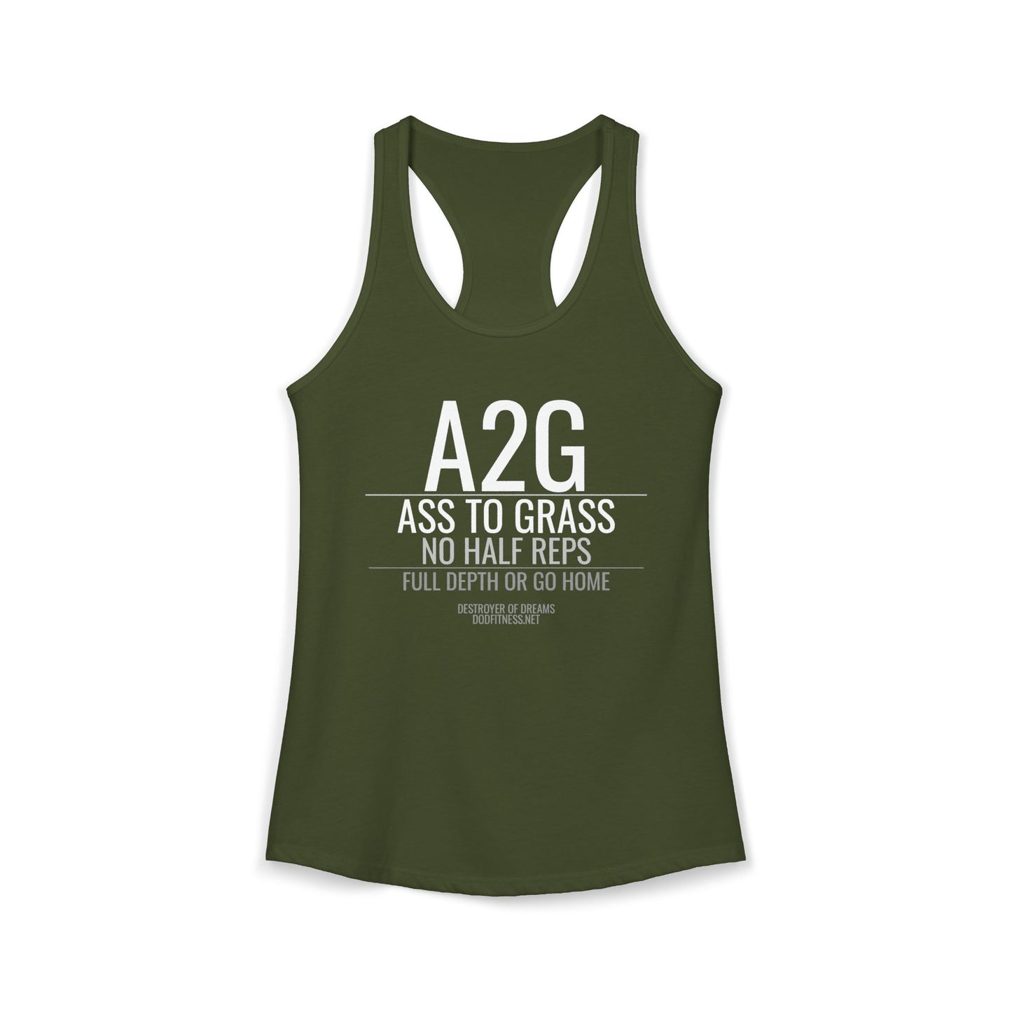 DoD Fitness - A2G - No Half Reps Women's Tank