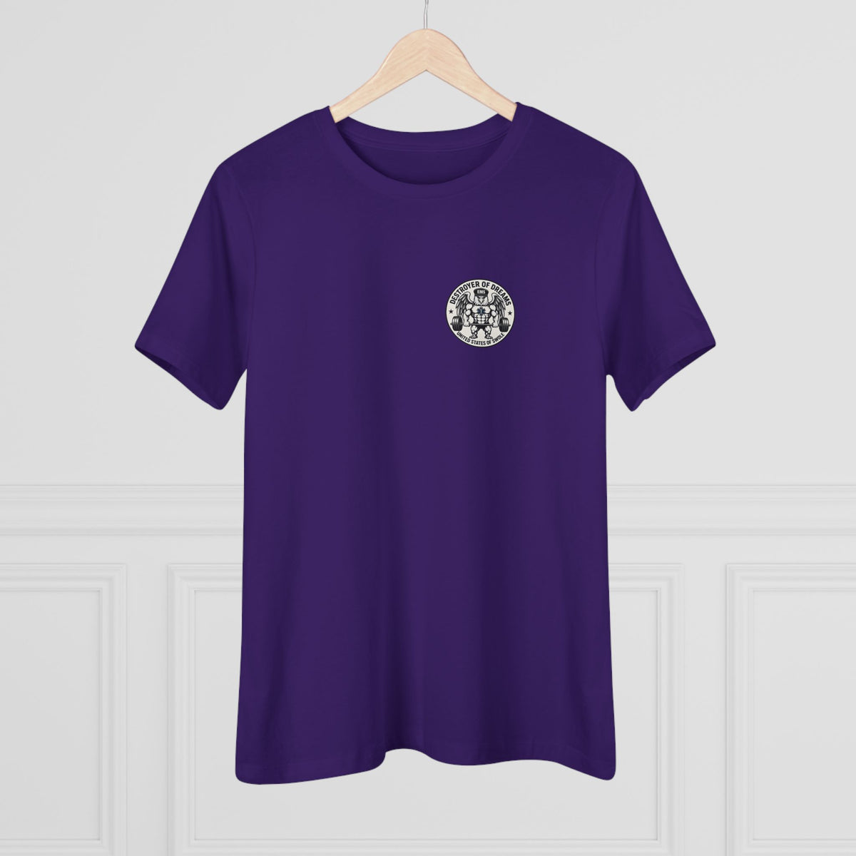 Thin Green Line women's tee - funny gym shirt by DoD Fitness