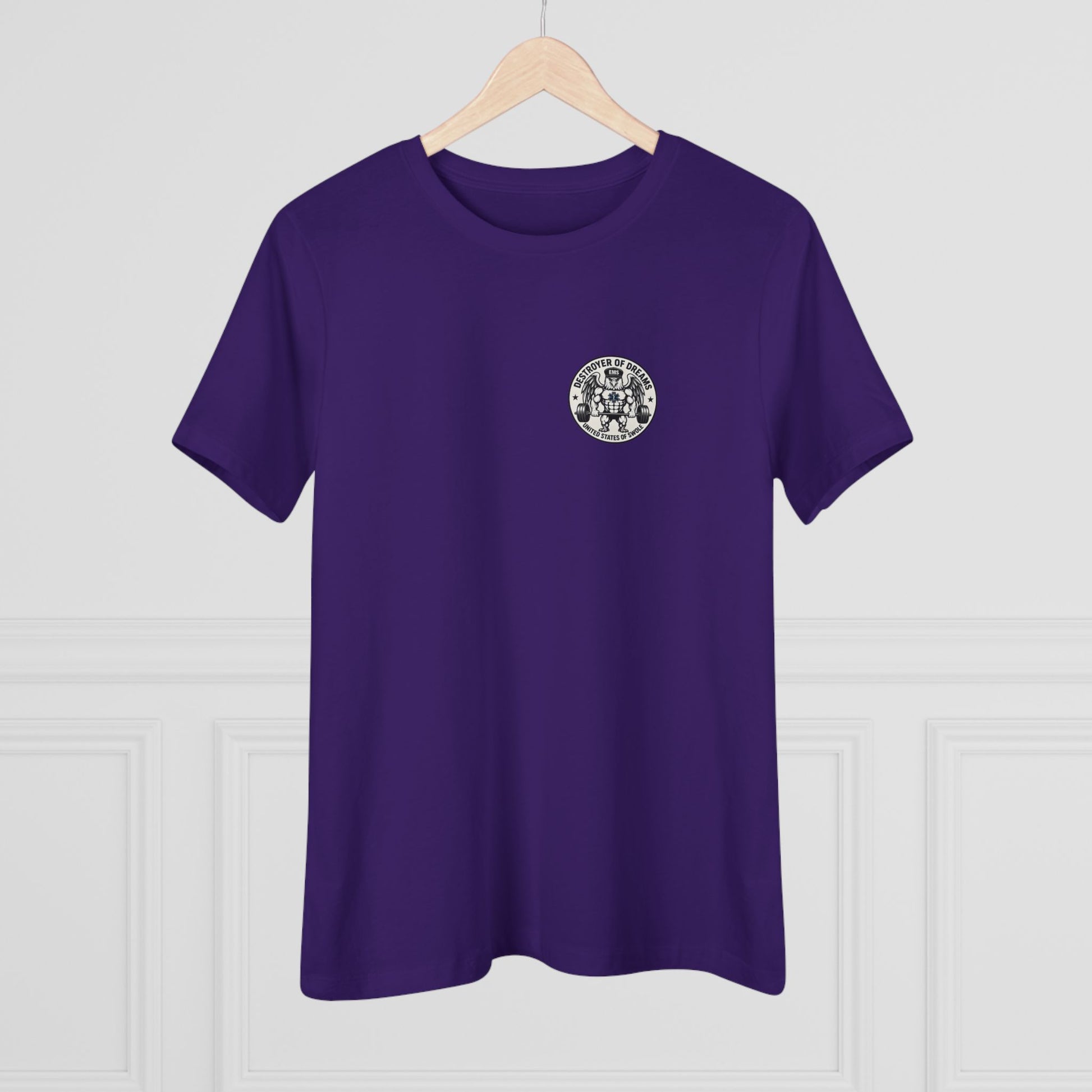 Thin Green Line women's tee - funny gym shirt by DoD Fitness
