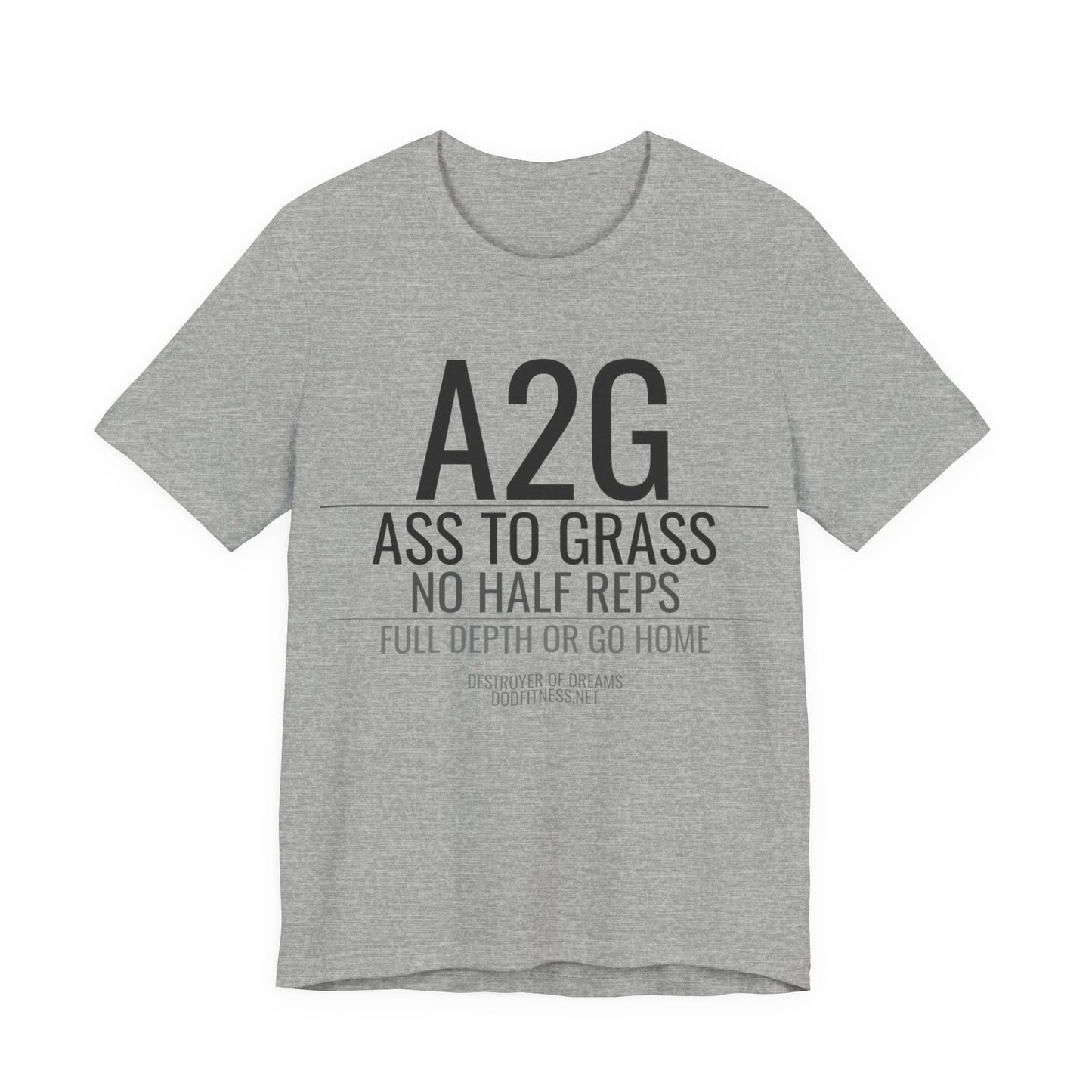 DoD Fitness - A2G - No Half Reps Men's Tee