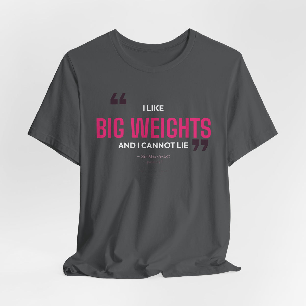 Big Weights men's tee - funny gym shirt by DoD Fitness