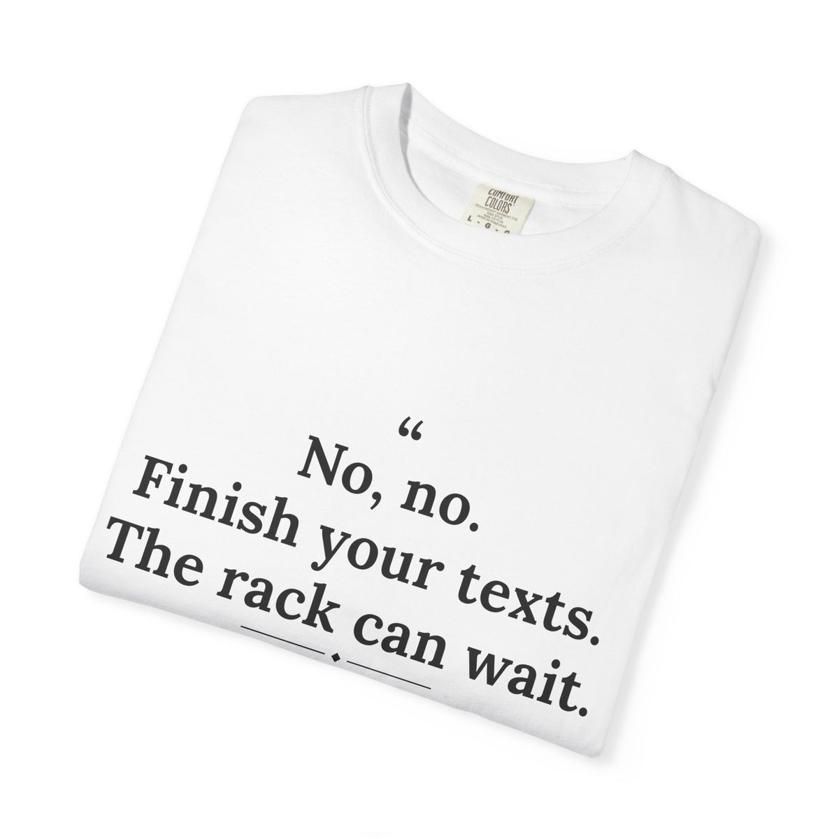 Passivitis - Finish Your Texts men's tee - funny gym shirt by DoD Fitness
