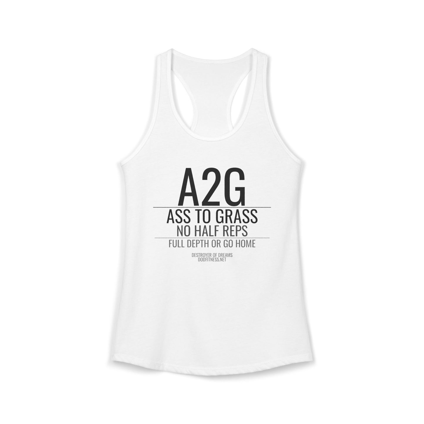 DoD Fitness - A2G - No Half Reps Women's Tank
