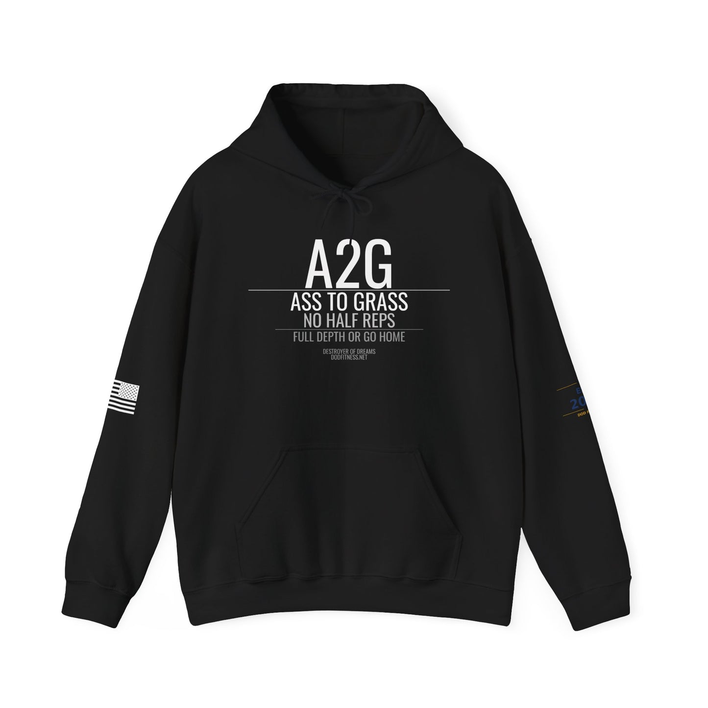 DoD Fitness - A2G - No Half Reps Hoodie