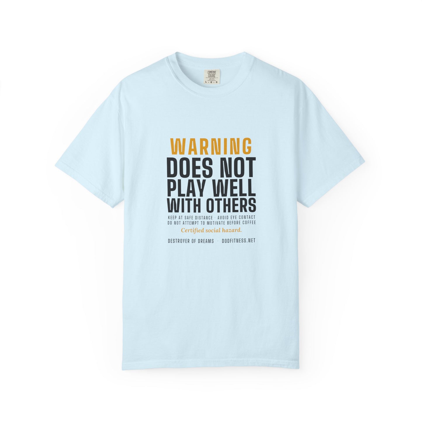 DoD Fitness - Warning Label Men's Tee
