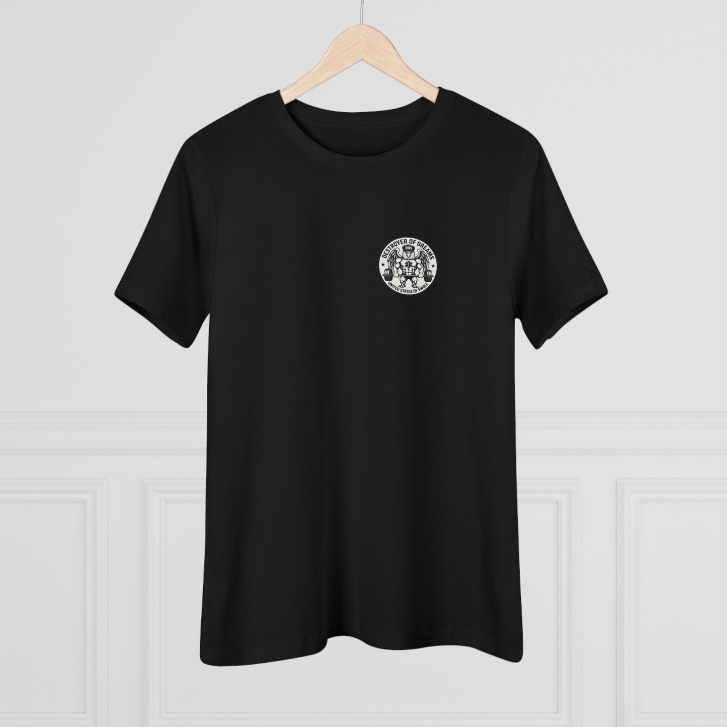 Thin Green Line women's tee - funny gym shirt by DoD Fitness