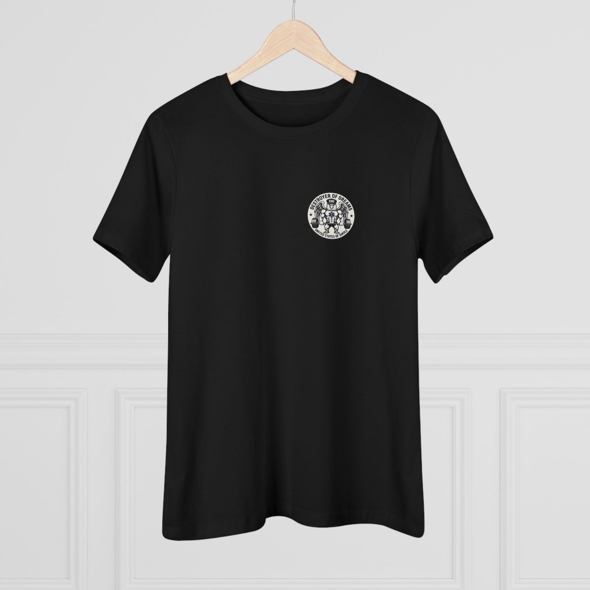 Thin Green Line women's tee - funny gym shirt by DoD Fitness