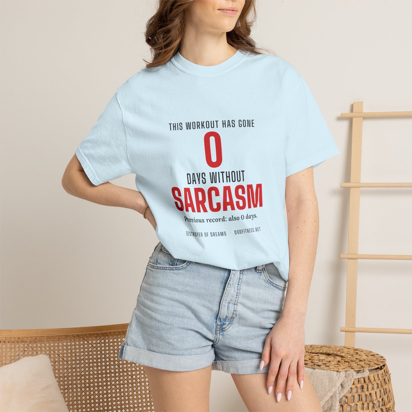DoD Fitness - 0 Days Sarcasm Men's Tee