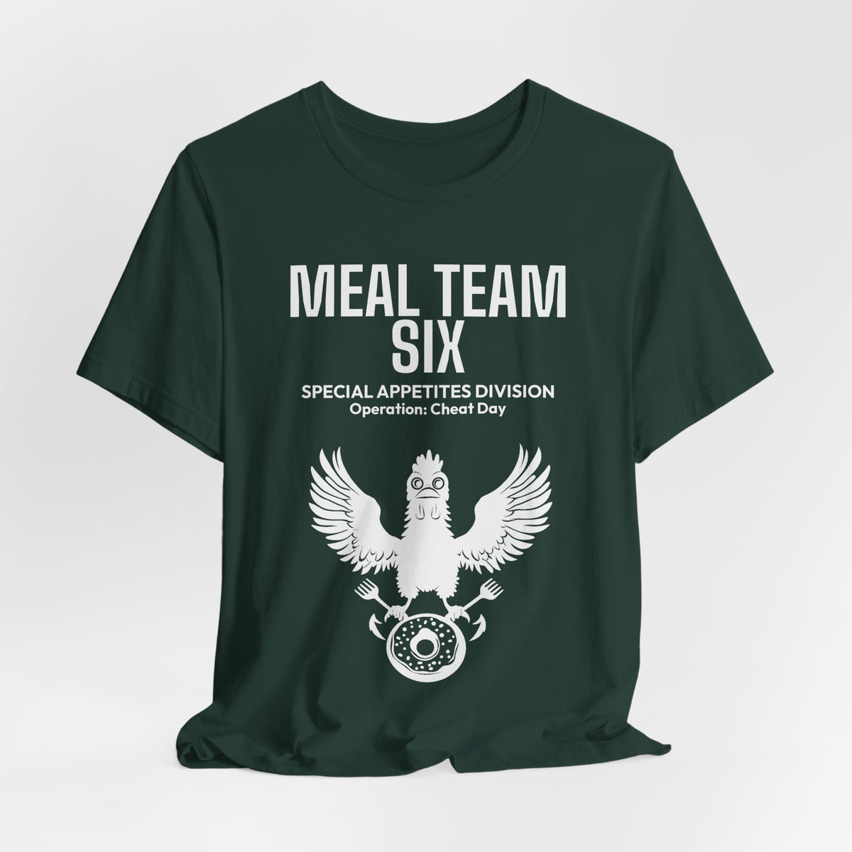 MEAL Team 6 - Operation: Cheat Day men's tee - funny gym shirt by DoD Fitness