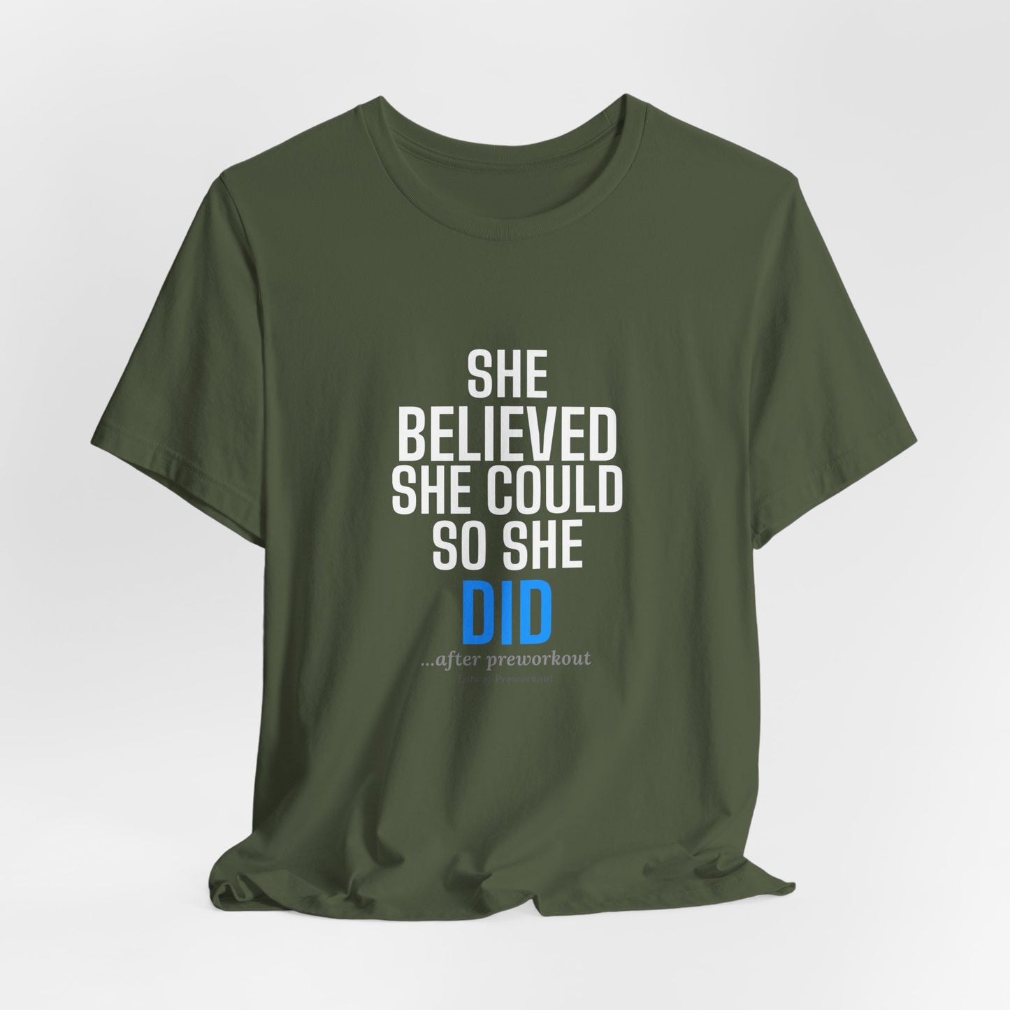 DoD Fitness - She Believed Tee