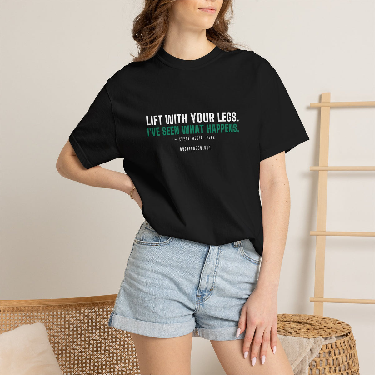 DoD Fitness - Lift With Your Legs Men's Tee