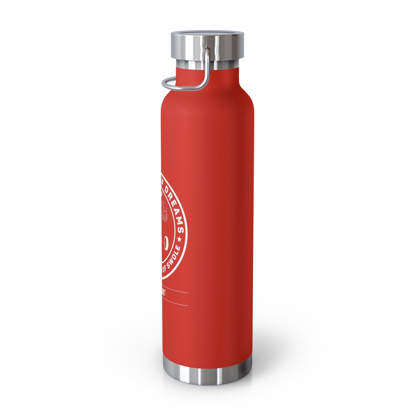 Fitness Logo Water Bottle — 22oz Copper Vacuum Insulated Sports Bottle
