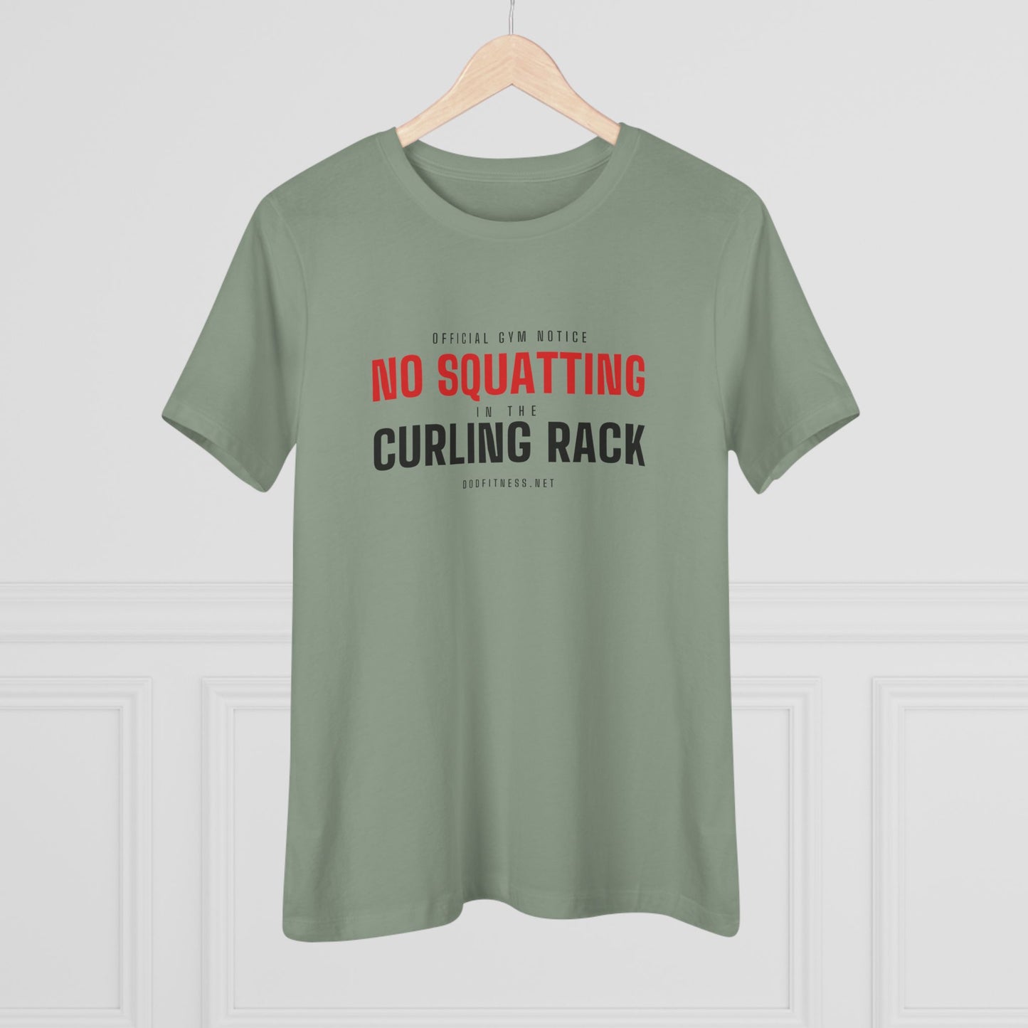 DoD Fitness - Curling Rack Women's Tee